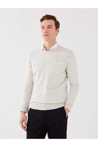 LC Waikiki Men's Knitwear Sweater - Long Sleeve, Crew Neck