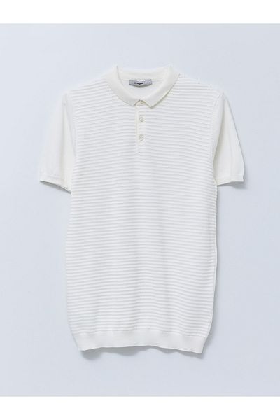 LC Waikiki Herren-Pullover mit Polokragen – kurze Ärmel