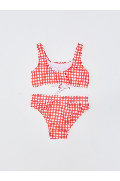 LC Waikiki Flexibles Stoff-Bikini-Set mit Minnie-Maus-Aufdruck für Baby-Mädchen