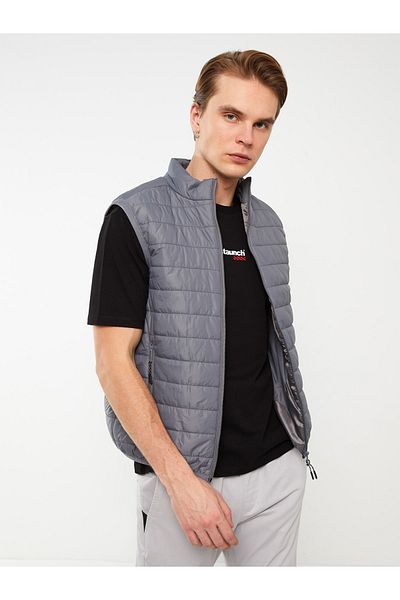 LC Waikiki Ανδρικό φανελάκι Slim Fit Puffer - Stand Collar