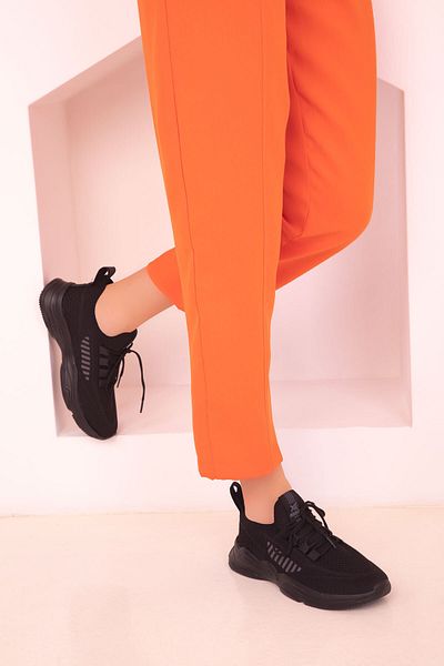SOHO Black-Black Women's Sneakers 18075