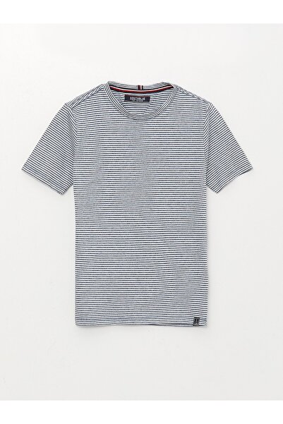 LC Waikiki Αγόρι - Μπλουζάκι με ριγέ κοντό μανίκι με λαιμόκοψη