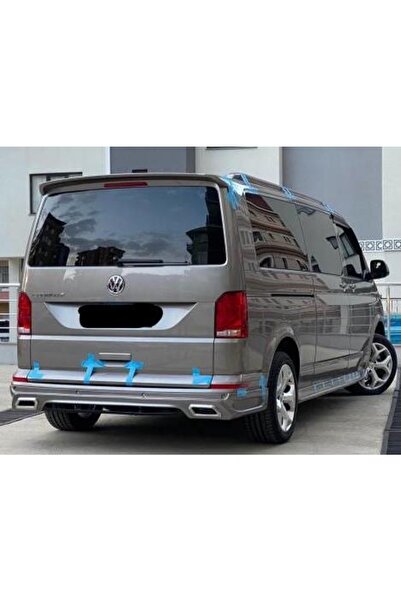 Genel Markalar Volkswagen Transporter T7 Siyah Spoiler Uyumlu
