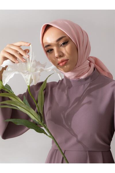 Silk Home Düz Twill Polyester Eşarp