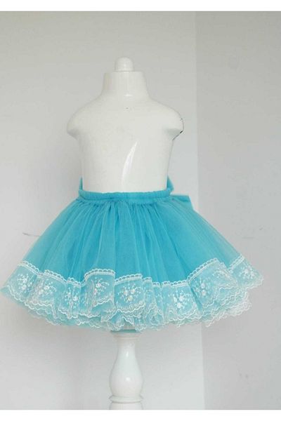 punicha Girl's Tutu Skirt (Turquoise)