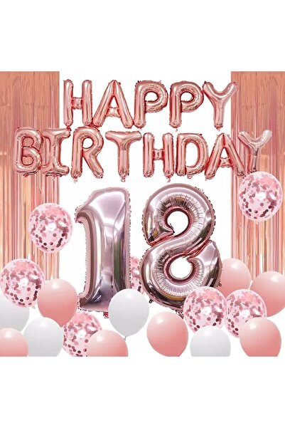 DÜVENCİ TİCARET Çıtıpıtıstore Lüks 18 Yaş Balon Set