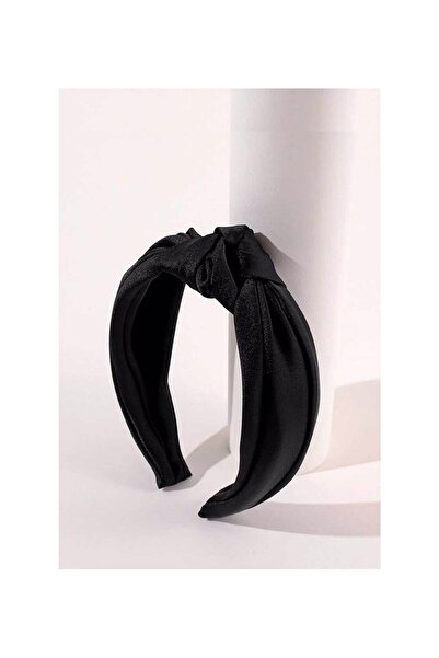 entrend Knotted Black Crown