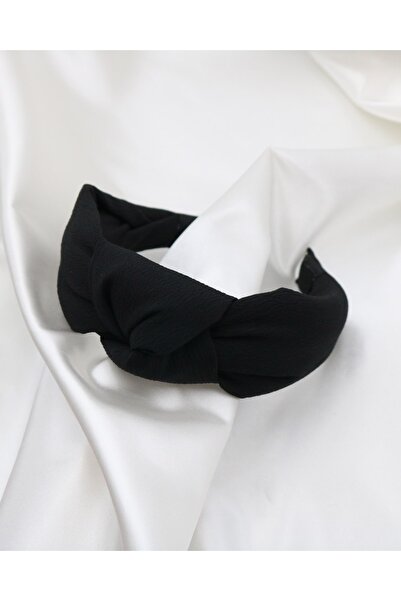 entrend Knotted Black Crown
