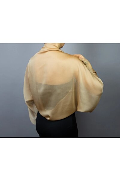 es moda shop Amylee Şifon Şal Bolero Gold