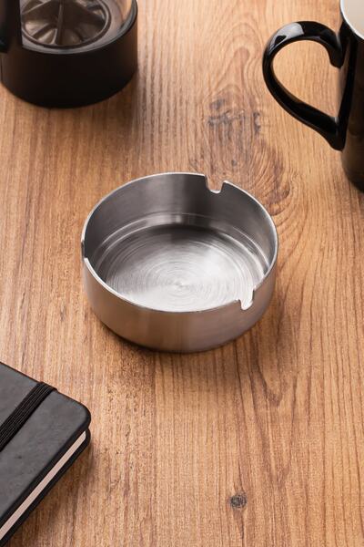 Porsima Etn-015 Попільничка з нержавіючої сталі 6-місна попільничка Якісний набір попільничок 1,2 мл товщина