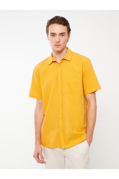 LC Waikiki Men's Shirt - Regular Fit, Short Sleeve