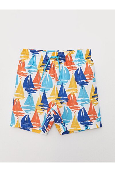 LC Waikiki Chlapecké plavky s potiskem a elastickým pasem