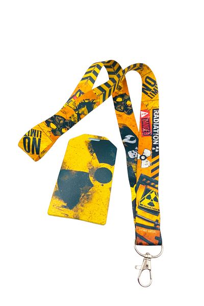 CİCCİBİCCİSHOP Radiation Radiology Neck Strap Lanyard And Card Vertical Card Holder