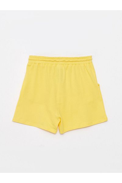 LC Waikiki Printed Elastic Waist Shorts for Girls