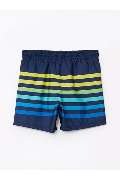 LC Waikiki Gestreifte, schnelltrocknende Badeshorts für Jungen