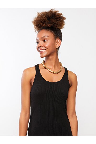 LC Waikiki Női strandruha - U gallérral, ujjatlan