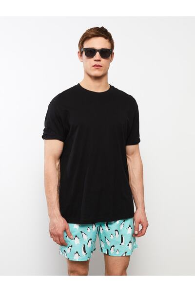 LC Waikiki Мъжки къси морски шорти с принт