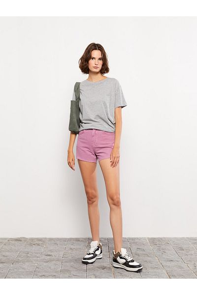 LC Waikiki Mom Fit Straight Women's Jean Shorts