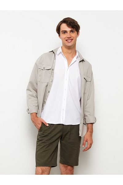 LC Waikiki Gabardine-Herrenshorts – Standardgröße