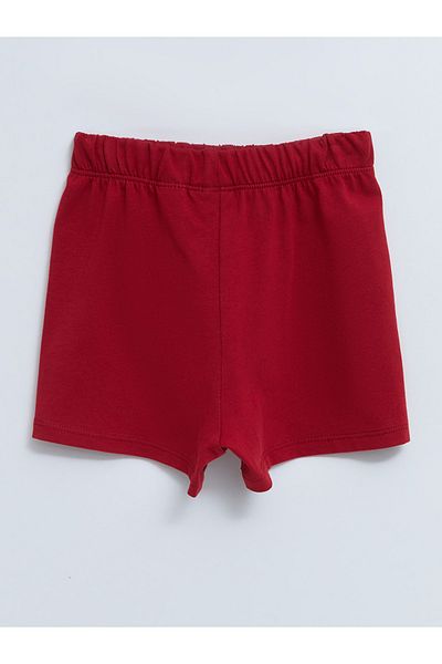 LC Waikiki Basic Baby Girl Shorts with Elastic Waist (S2)