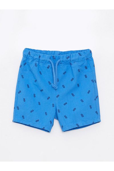 LC Waikiki Printed Elastic Waist Shorts for Baby Boy