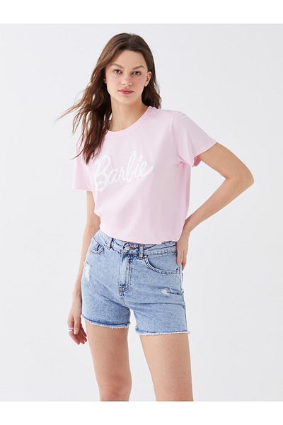 LC Waikiki Jeansshorts im Mom-Fit mit Rissen für Damen