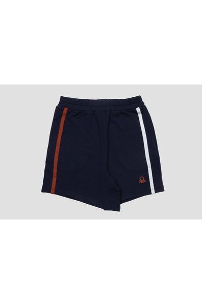 United Colors of Benetton Pantaloni scurți pentru băieți Bnt-b009 Bleumarin