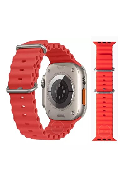 Apple Watch Uyumlu 44 45 46 49 Mm Uyumlu A Kalite Kordon Kayış Silikon Bileklik