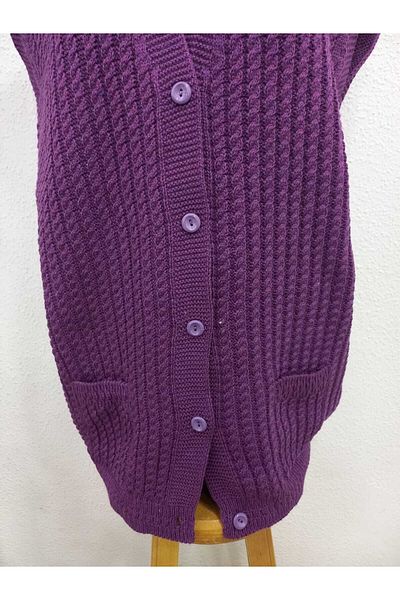 heptrend Thick Knit Pocket Knitwear Mother Vest
