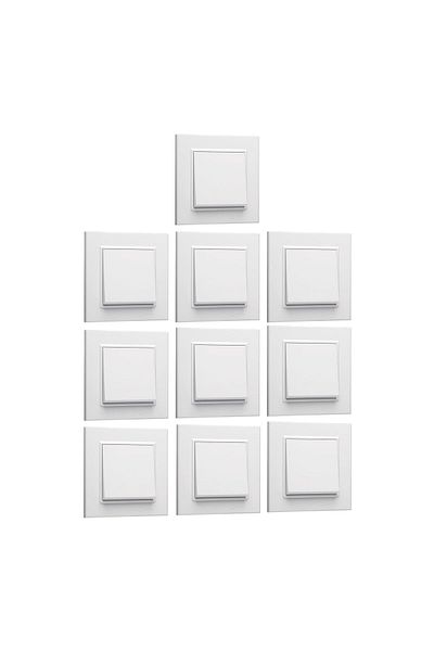 MAKEL Karea White Key Single Frame (10 Pieces)