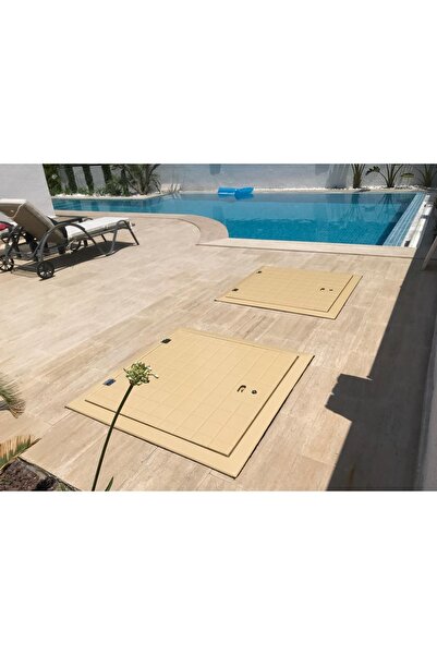 Genel Markalar Mermer Üstü Polyester Makine Dairesi Kapağı 100x100