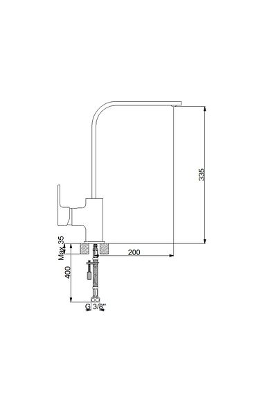 Newarc 241881   Drop Sink Faucet
