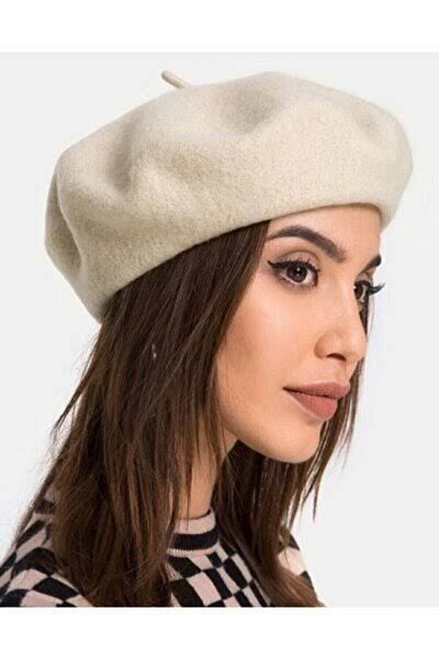 Eke Tekstil Francouzský malíř australský vlněný plstěný baret