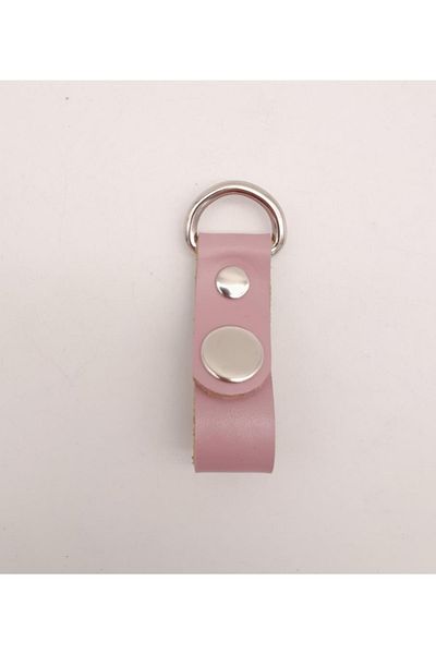 angel çanta aksesuar Λιλά Πραγματικό Δερμάτινο Snap Buckle Ασημένιο Μεταλλικό 1 Τεμάχιο