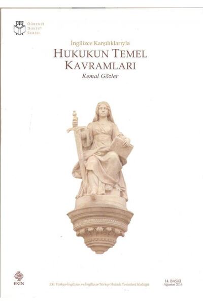 Ekin Yayınevi Hukukun Temel Kavramları 14.baskı / Eski Baskı