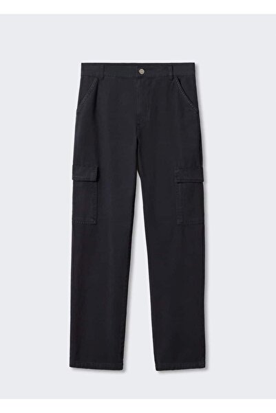 MANGO Woman Cepli Kargo Jean Pantolon