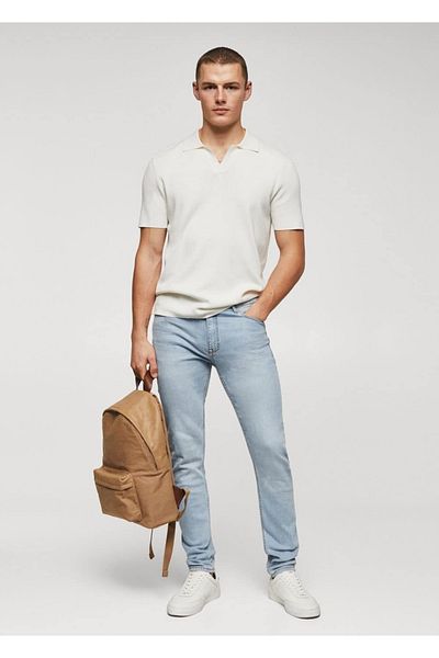 MANGO Man Jude Skinny Jeans - Cut Cut Jeans