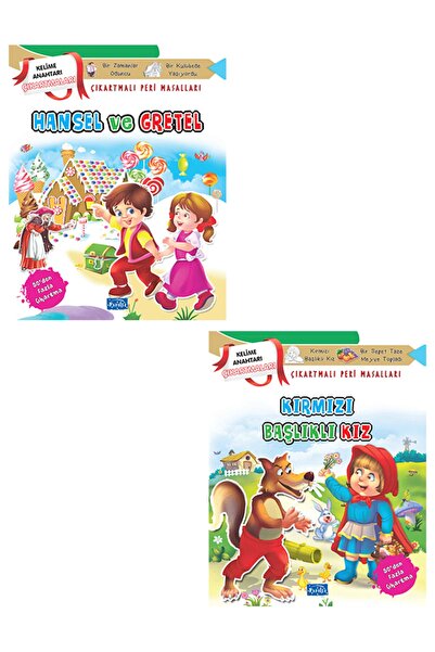 Parıltı Yayıncılık Sticker Fairy Tales-Hansel and Gretel, Little Red Riding H...