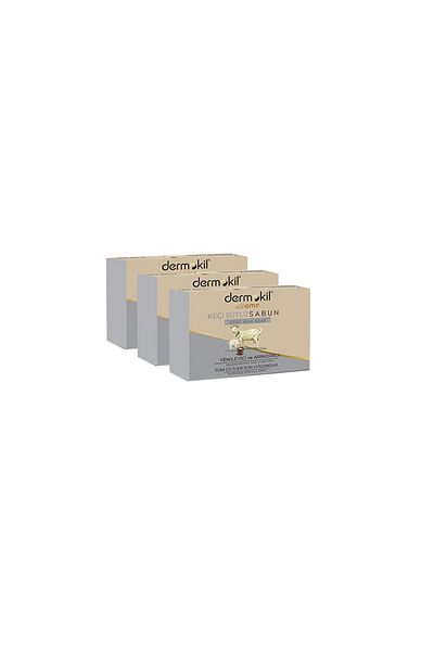 Dermokil Goat Milk Extract Solid Soap 100 Gr X 3 Pieces