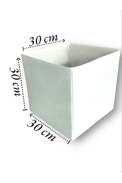 Balkan Room White Multi-Purpose Cabinet Organizer Box Decorative Storage Box Shelf Organizer Large