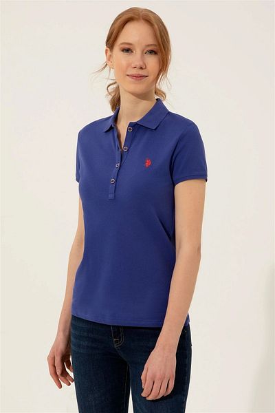 U.S. Polo Assn. Tricou albastru damă 