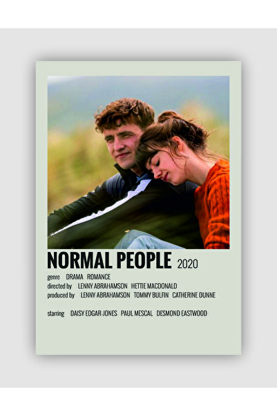 Normal People Film Info Card Wall Poster