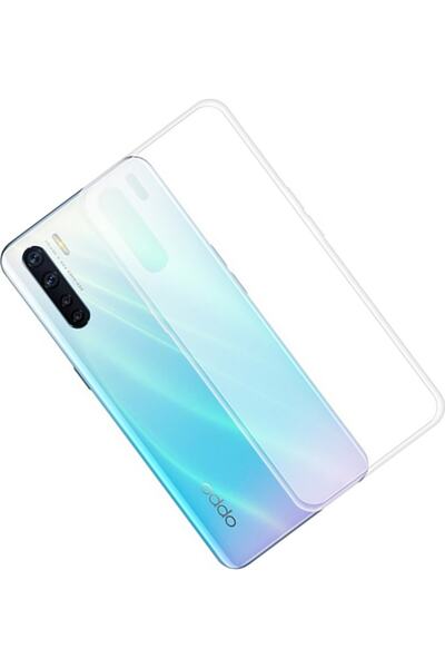 Case 4U Oppo A91 Kılıf A+ Şeffaf Lüx Süper Yumuşak 0.3mm Ince Slim Silikon
