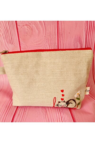 myyasminhome El Çantası Kasnak Nakış Işlemeli %100 El Yapımı