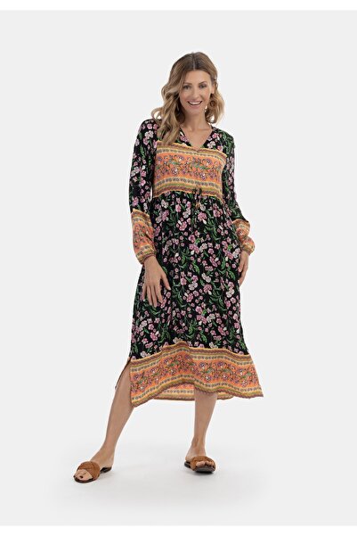 USHA FESTIVAL - Sommerkleid s Blumenprint Carnea