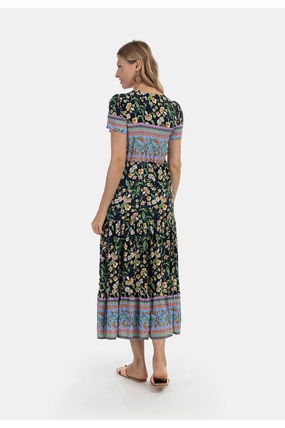 USHA FESTIVAL - Sommerkleid s Blumenprint Carnea
