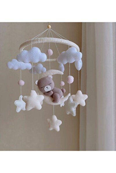 FN Bebek Odası Beşik Dönencesi Beşik Yanı Süsü Bebek Odası Dekorasyon Montessori