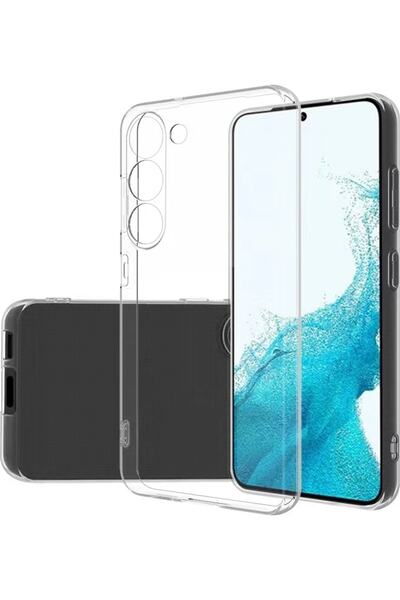 Case 4U Samsung Galaxy S23 Plus Uyumlu Kılıf Kamera Korumalı Yumuşak Şeffaf I...