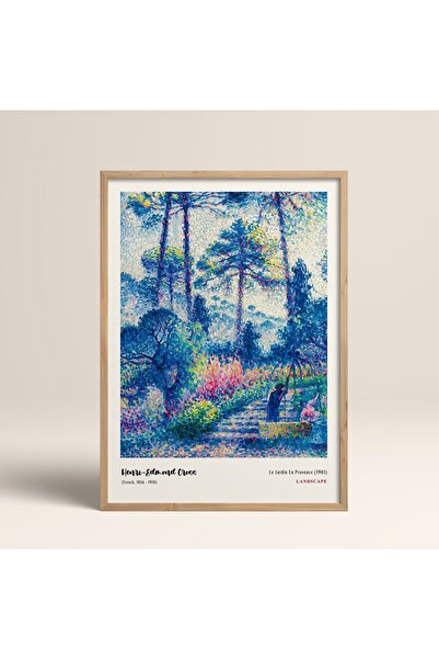 HOMEPACK Încadrat Modern Henri-edmond Cross 30x40cm 40x60cm 50x70cm Lemn alb negru Mdn010