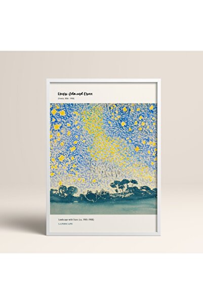 HOMEPACK Încadrat Modern Henri-edmond Cross 30x40cm 40x60cm 50x70cm Lemn alb negru Mdn011